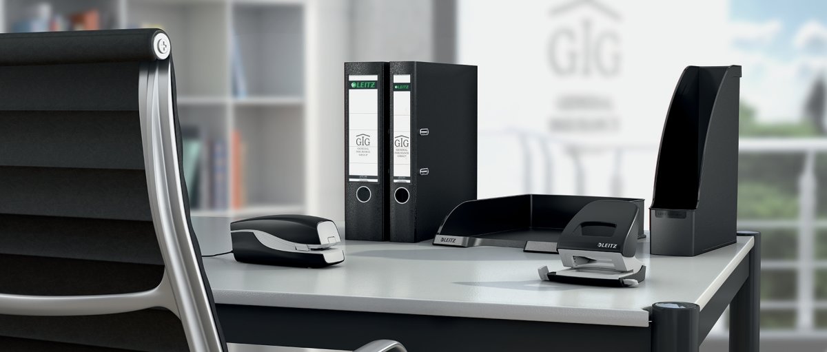 Leitz 5533 Elektrisk häftapparat | 20 ark | Svart