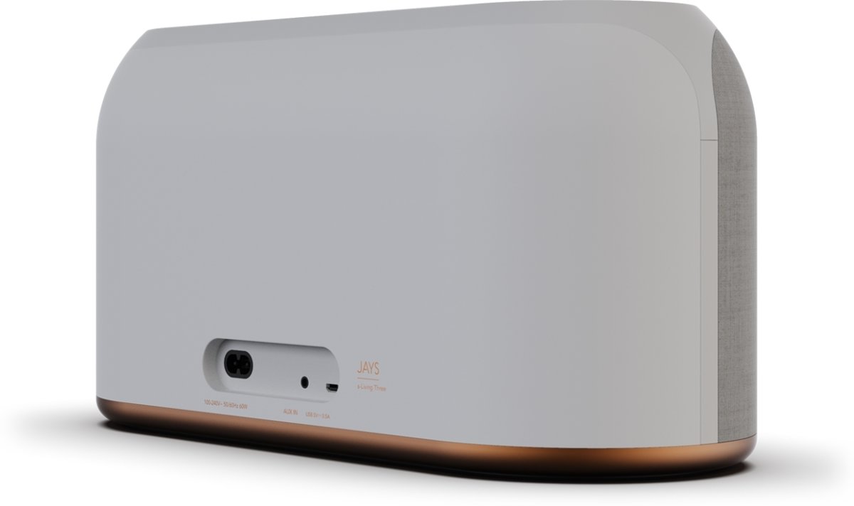 Jays s-Living Three Multiroom Wi-Fi højtaler, hvid