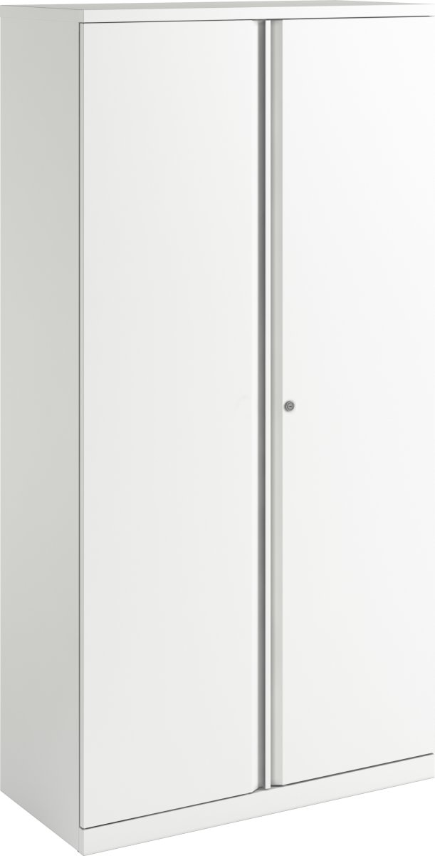 Arkivskåp Bisley LUX 4 hyllor Vit
