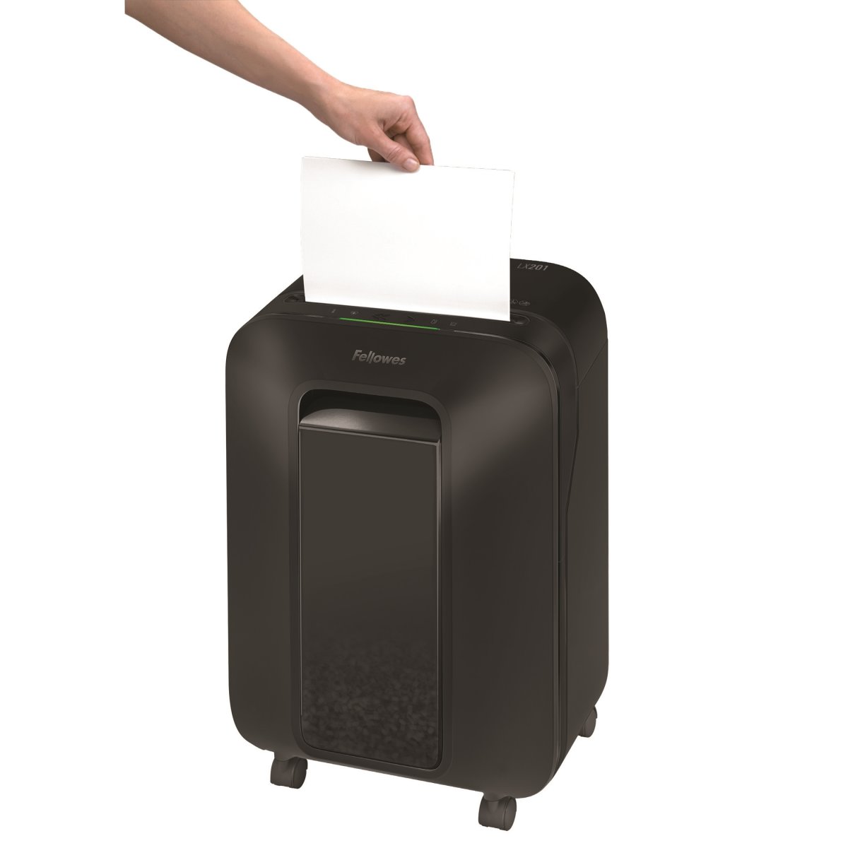 Fellowes Powershred LX 201 mikromakulator, svart