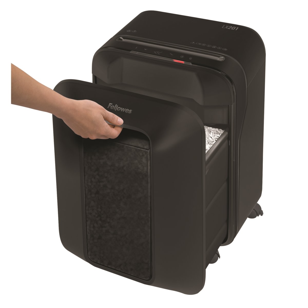 Fellowes Powershred LX 201 mikromakulator, svart