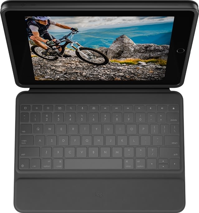 Fodral Logitech Rugged Folio Tangentbord Svart