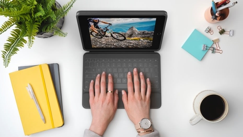 Fodral Logitech Rugged Folio Tangentbord Svart