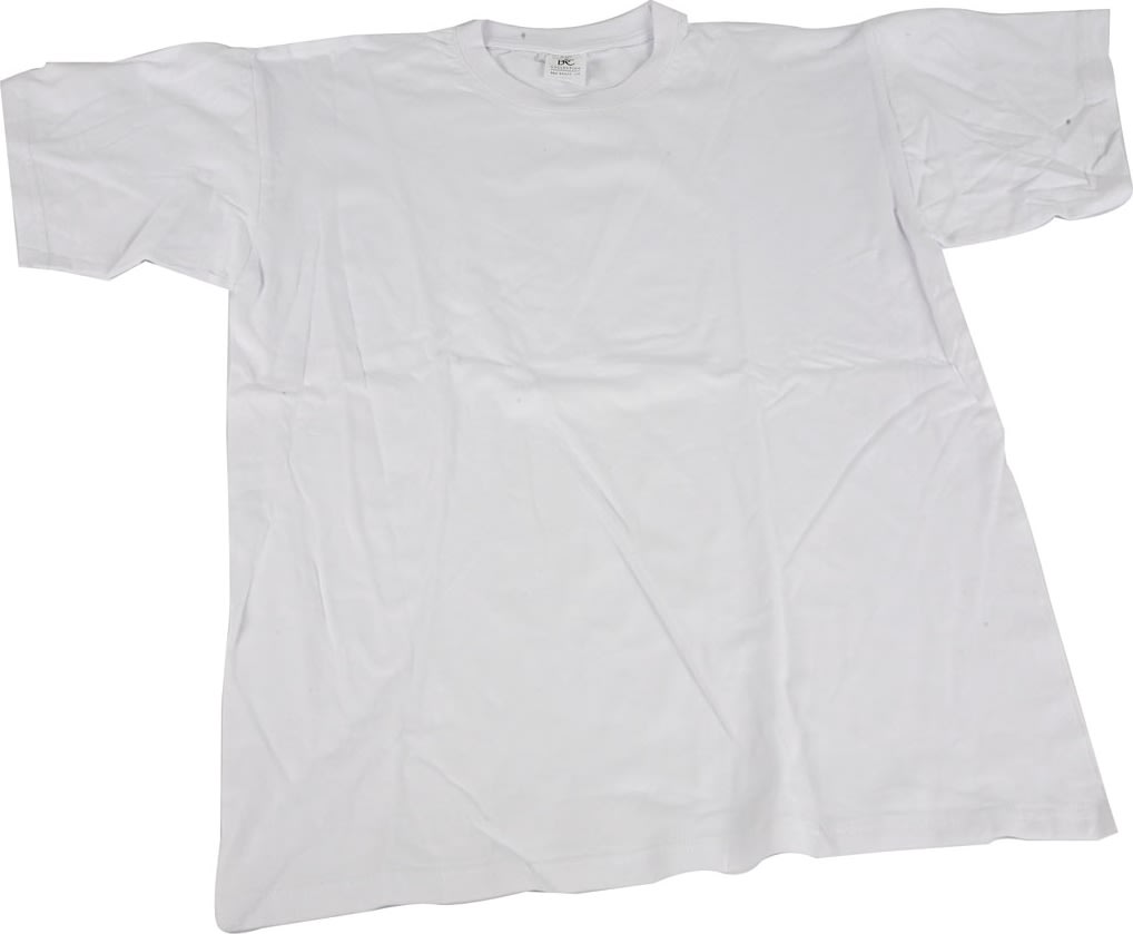 T-shirt | Rund hals | St XL | Vit