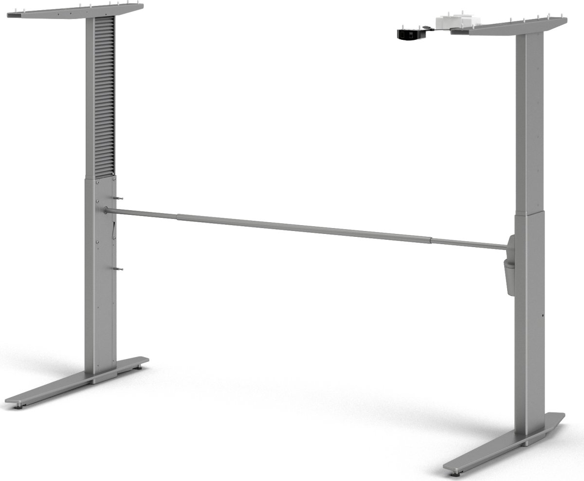 Skrivbord BudgetLine Höj-/sänkbart 150x80cm Ek/alu