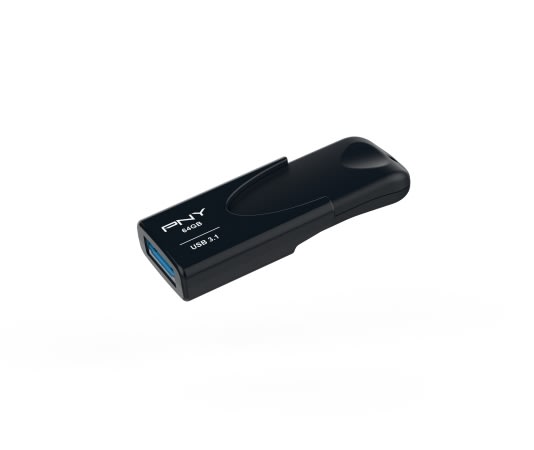 USB 3.1 PNY Attache 4 – 64 GB Svart