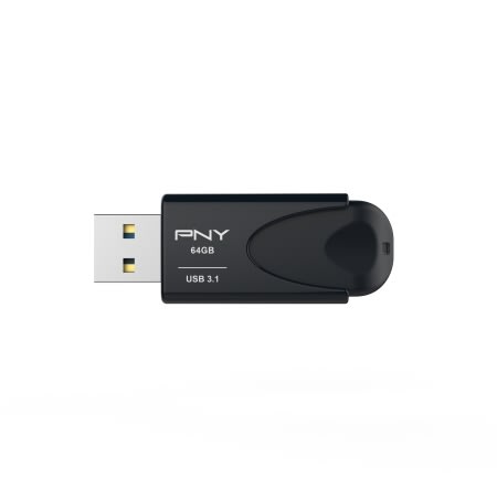 USB 3.1 PNY Attache 4 – 64 GB Svart
