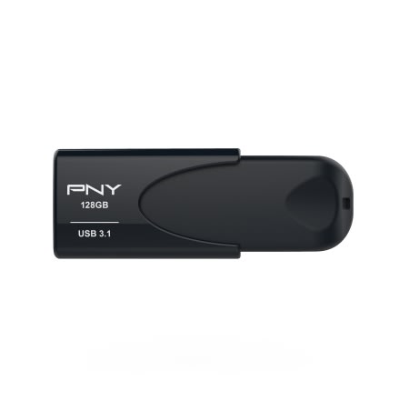 PNY USB 3.1 Attache 4 - 128GB, sort