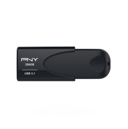 USB 3.1 PNY Attache 4 – 256 GB Svart
