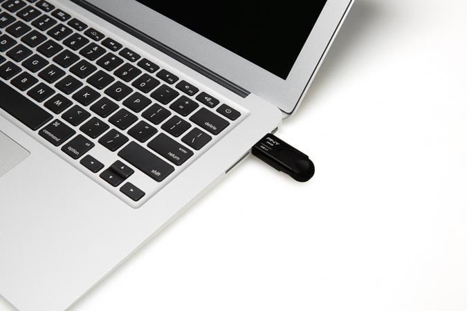 USB 3.1 PNY Attache 4 – 256 GB Svart