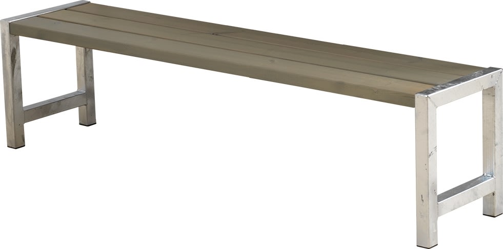 Plankbänk Plus 176 cm Gråbrun