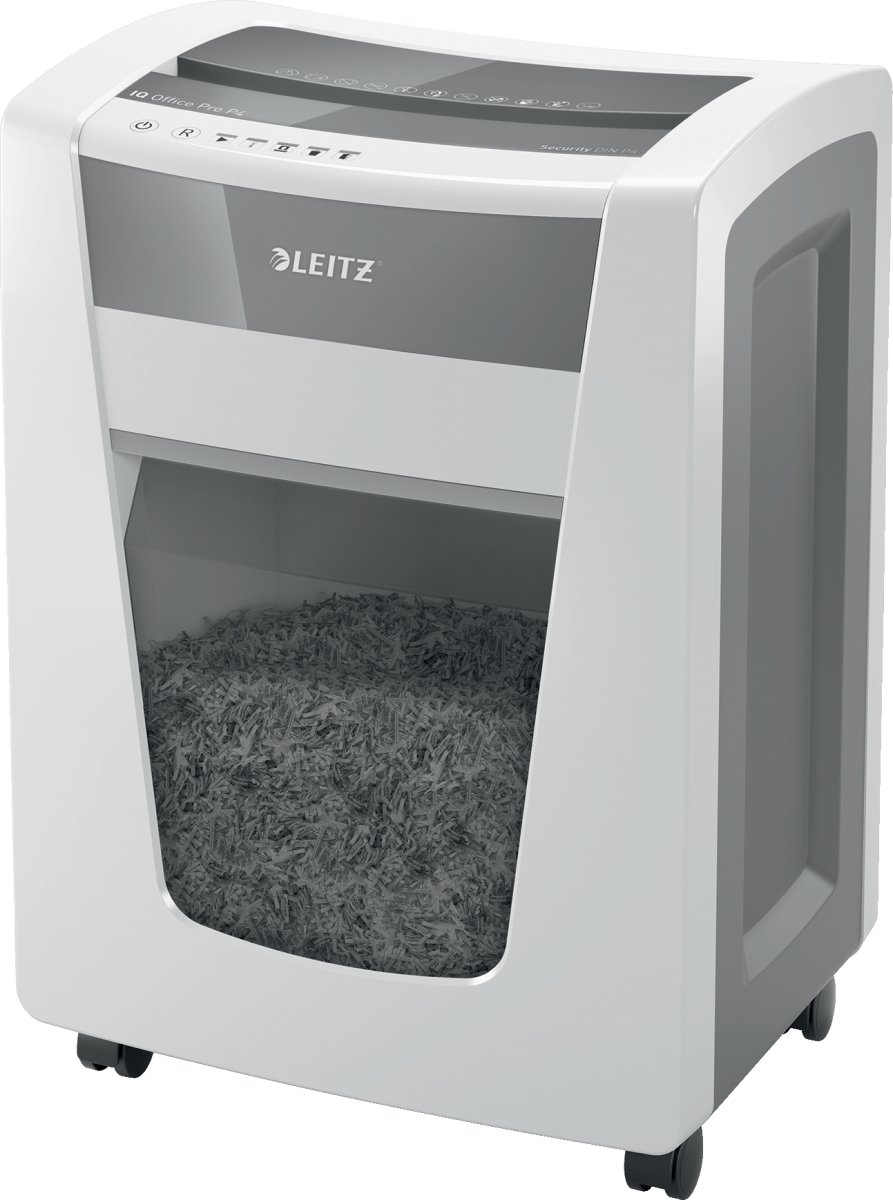 Dokumentförstörare Leitz IQ Office Pro P4 Vit