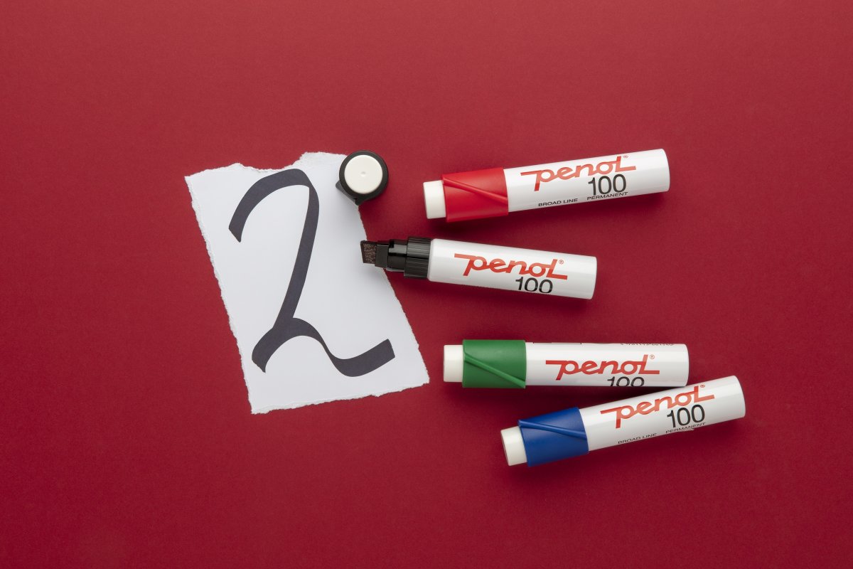 Penol 100 Permanent Marker | Rød