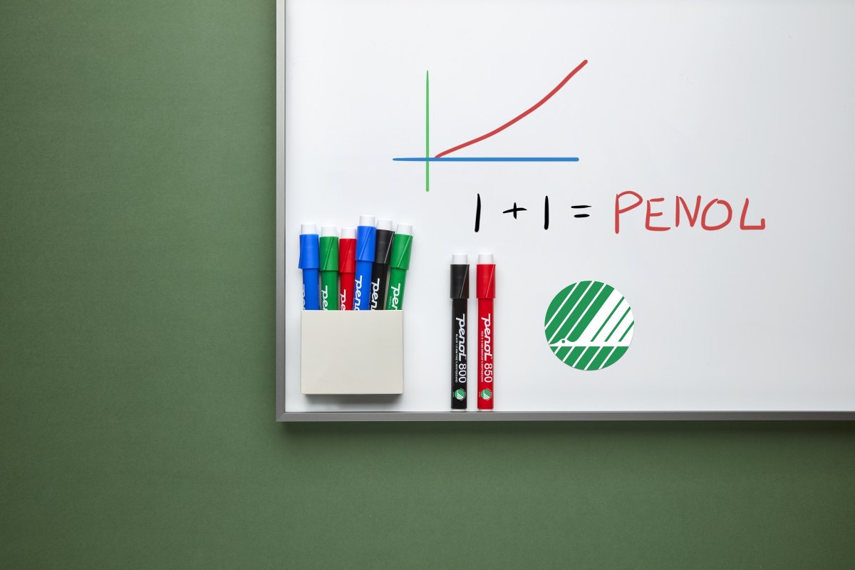 Penol 800 whiteboardpenna, svart