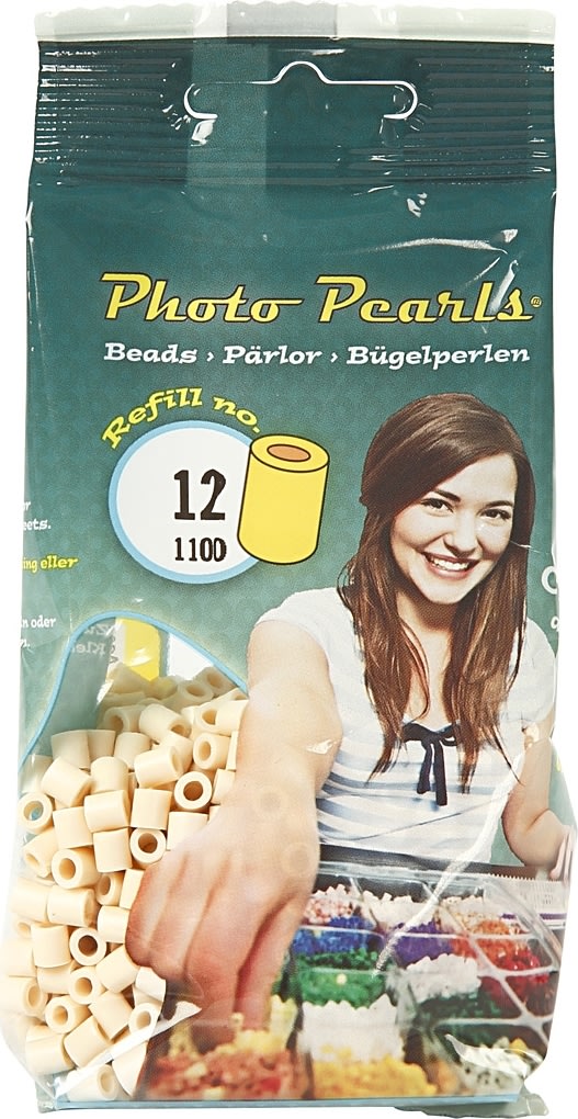 Photo Pearls Rörpärlor 1100 st ljus beige 12