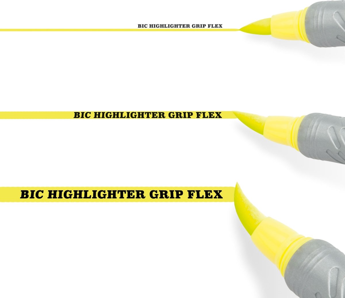 BiC Flex Highlighter | Gul