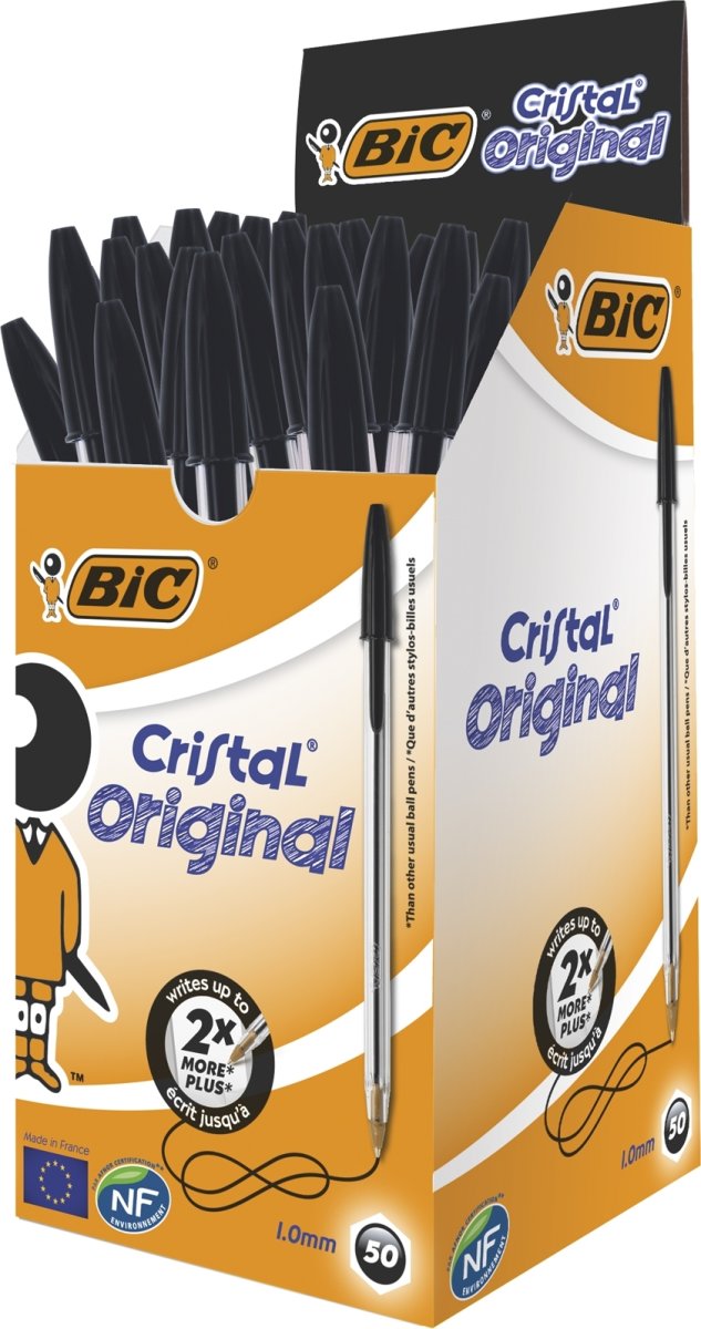 BiC Cristal Original kulspetspenna | Svart