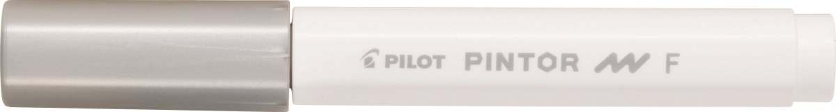 Pilot Pintor Märkpenna | F | 1 mm | Silver
