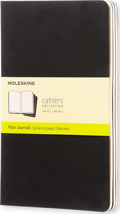 Moleskine Cahier Notesbog | L | Blan. | Sort