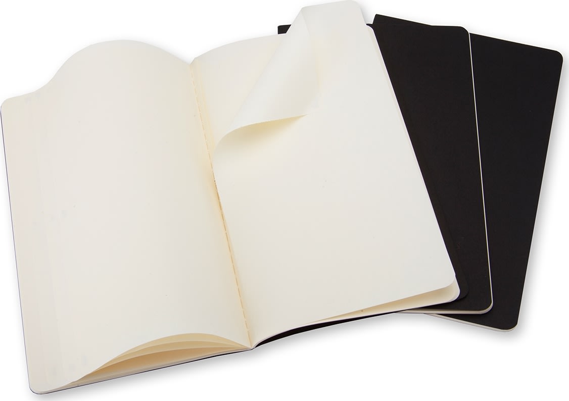 Anteckningsbok Moleskine Cahier L Svart