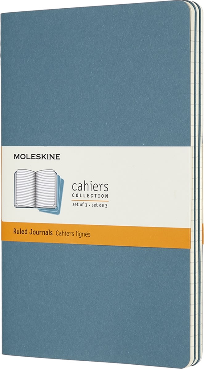Anteckningsbok Moleskine Cahier L Blå