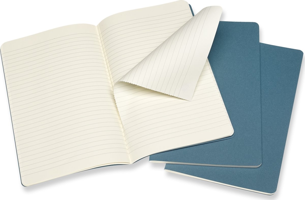 Anteckningsbok Moleskine Cahier L Blå