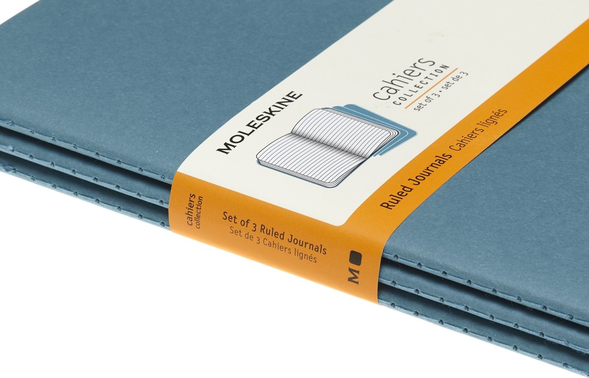 Anteckningsbok Moleskine Cahier L Blå