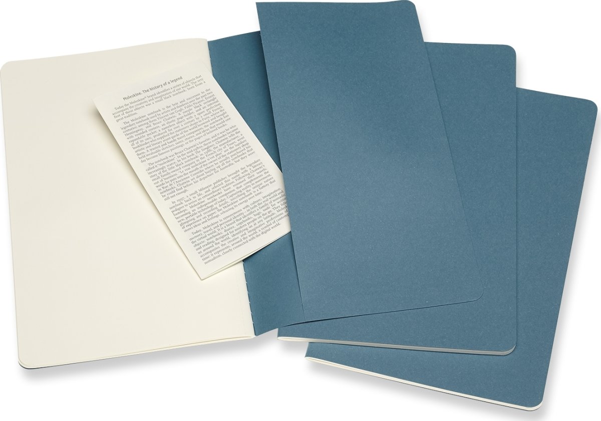 Anteckningsbok Moleskine Cahier L Blå