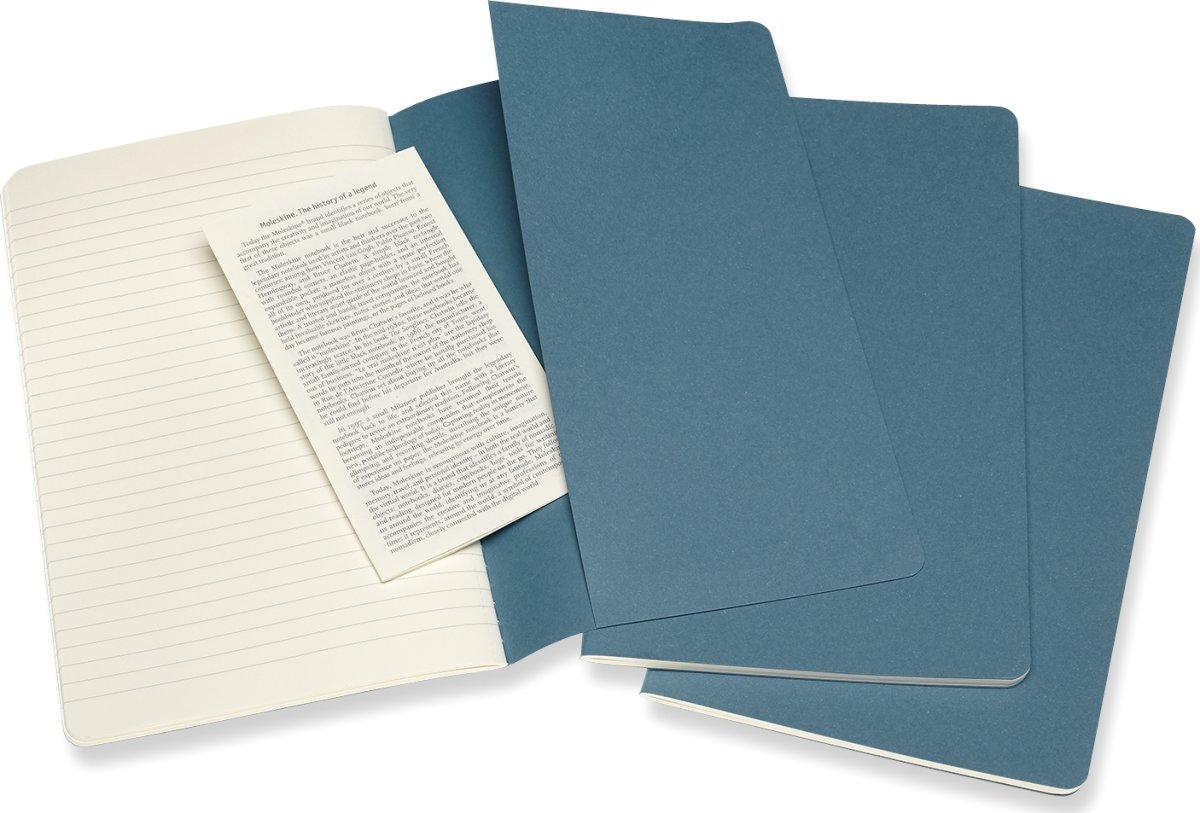 Anteckningsbok Moleskine Cahier L Blå