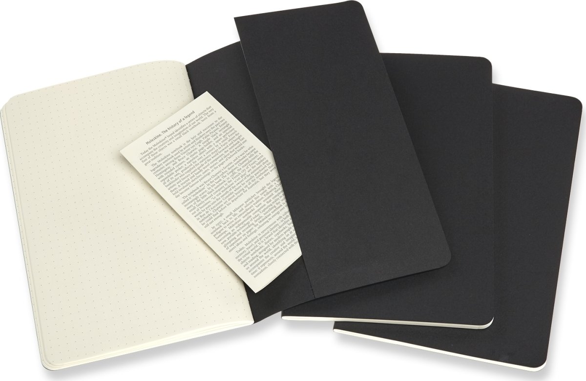 Anteckningsbok Moleskine Cahier L Svart