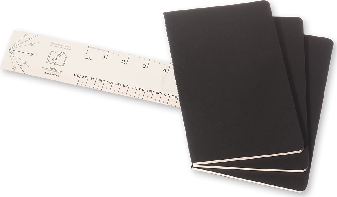 Anteckningsbok Moleskine Cahier L Svart