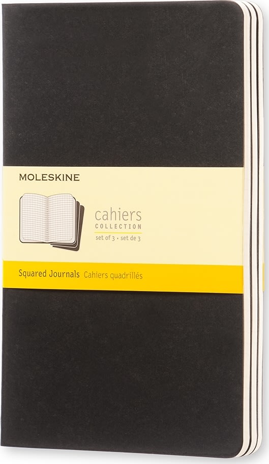 Anteckningsbok Moleskine Cahier L Svart