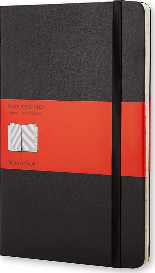 Adressbok Moleskine L Svart