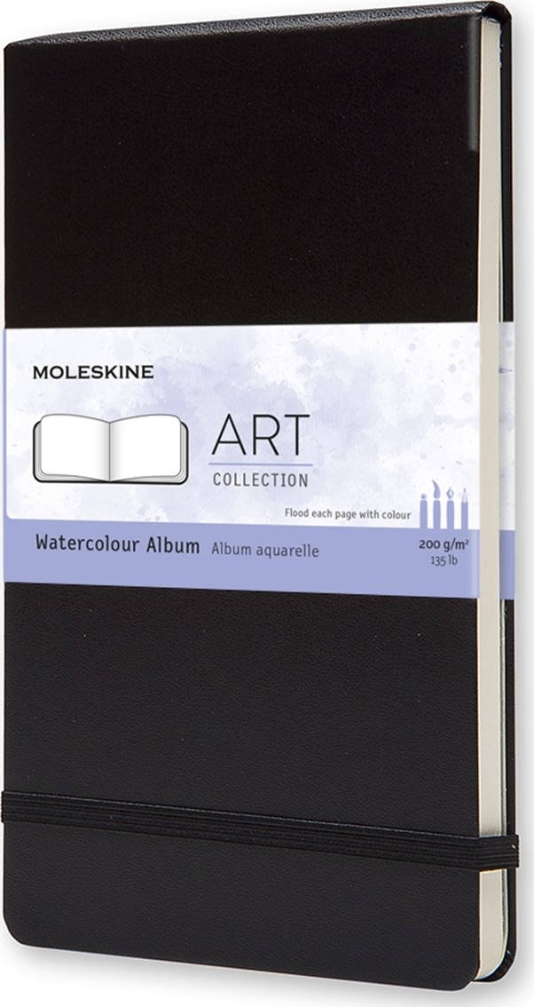 Moleskine Art Akvarel Album L Svart