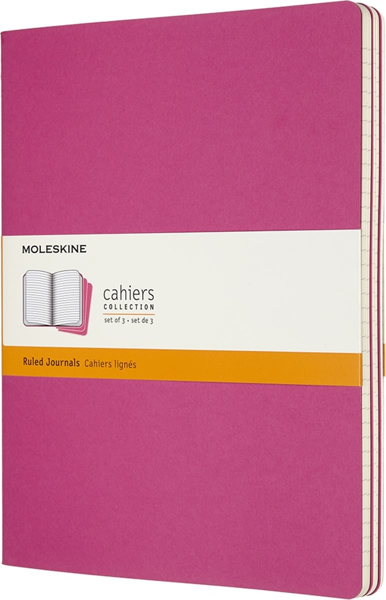 Anteckningsbok Moleskine Cahier XL Rosa
