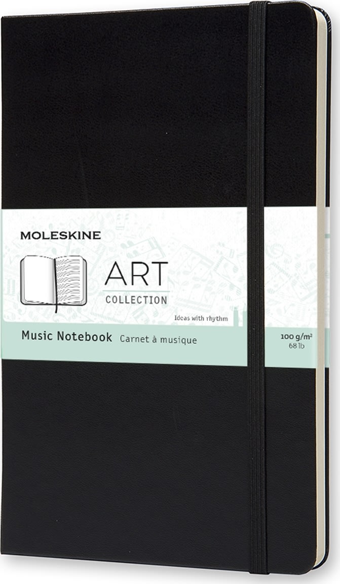 Anteckningsbok Moleskine Art Music L Svart