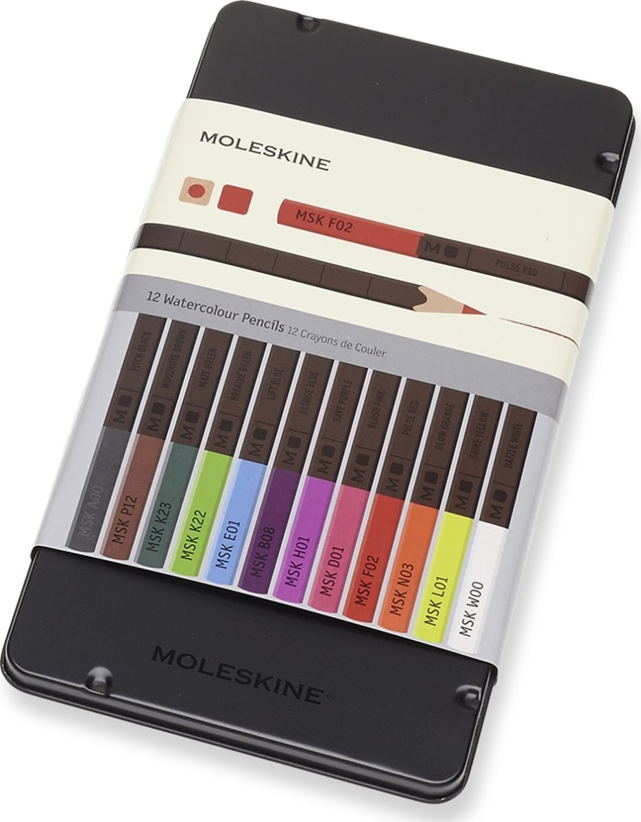 Akvarellpennor Moleskine 12 st
