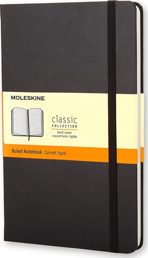 Notebook Moleskine Classic Anteckningsbok L Svart