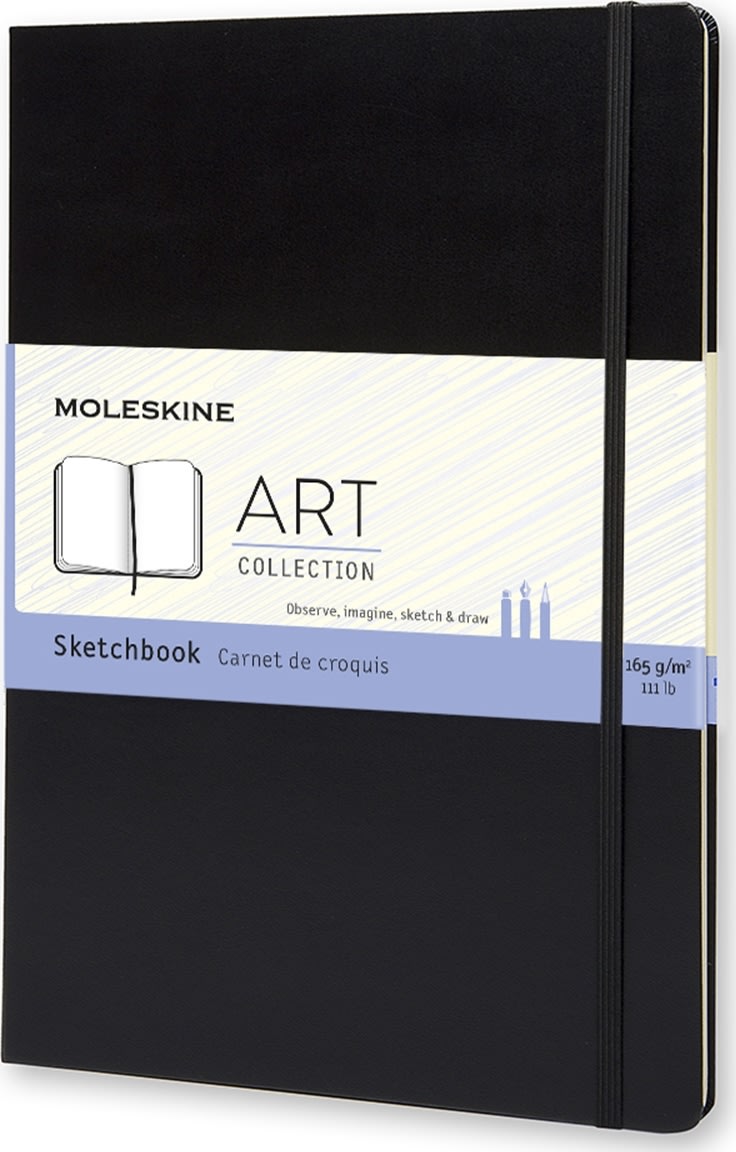 Moleskine Art Sketch Bok A4 Svart