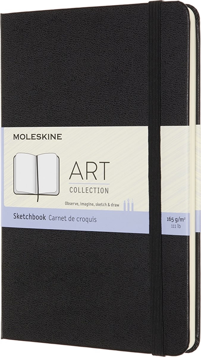 Moleskine Art Sketch Bok M Svart