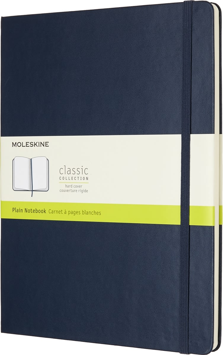 Notebook Moleskine Classic Anteckningsbok XL Blå
