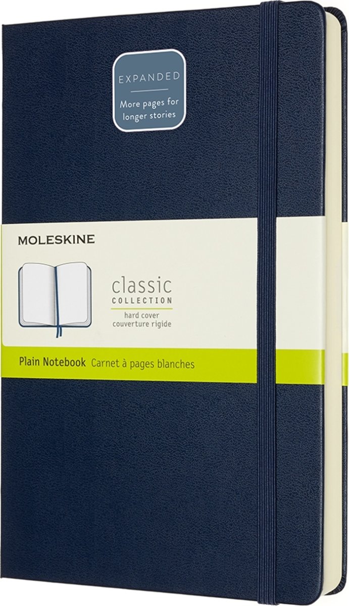 Notebook Moleskine Classic Anteckningsbok Blå