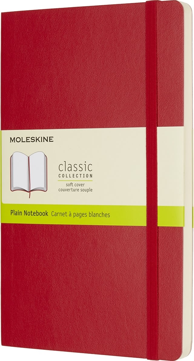 Notebook Moleskine Classic Blank L Röd