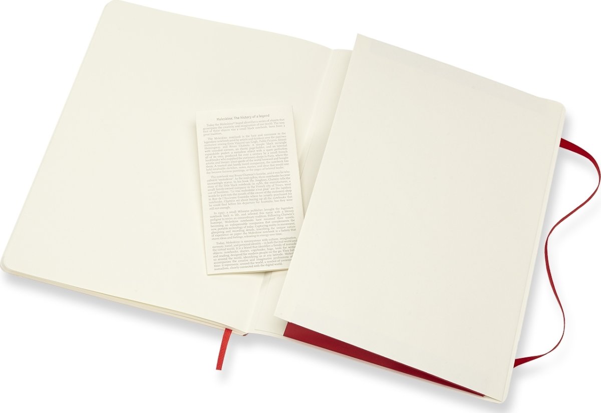 Notebook Moleskine Classic Anteckningsbok XL Röd