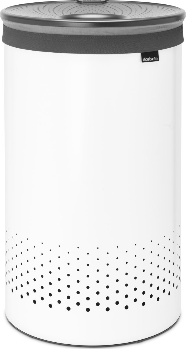 Tvättkorg Brabantia, 60 L, Vit