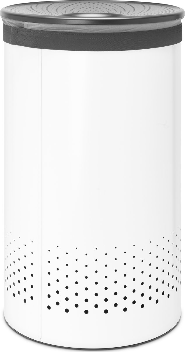 Tvättkorg Brabantia, 60 L, Vit