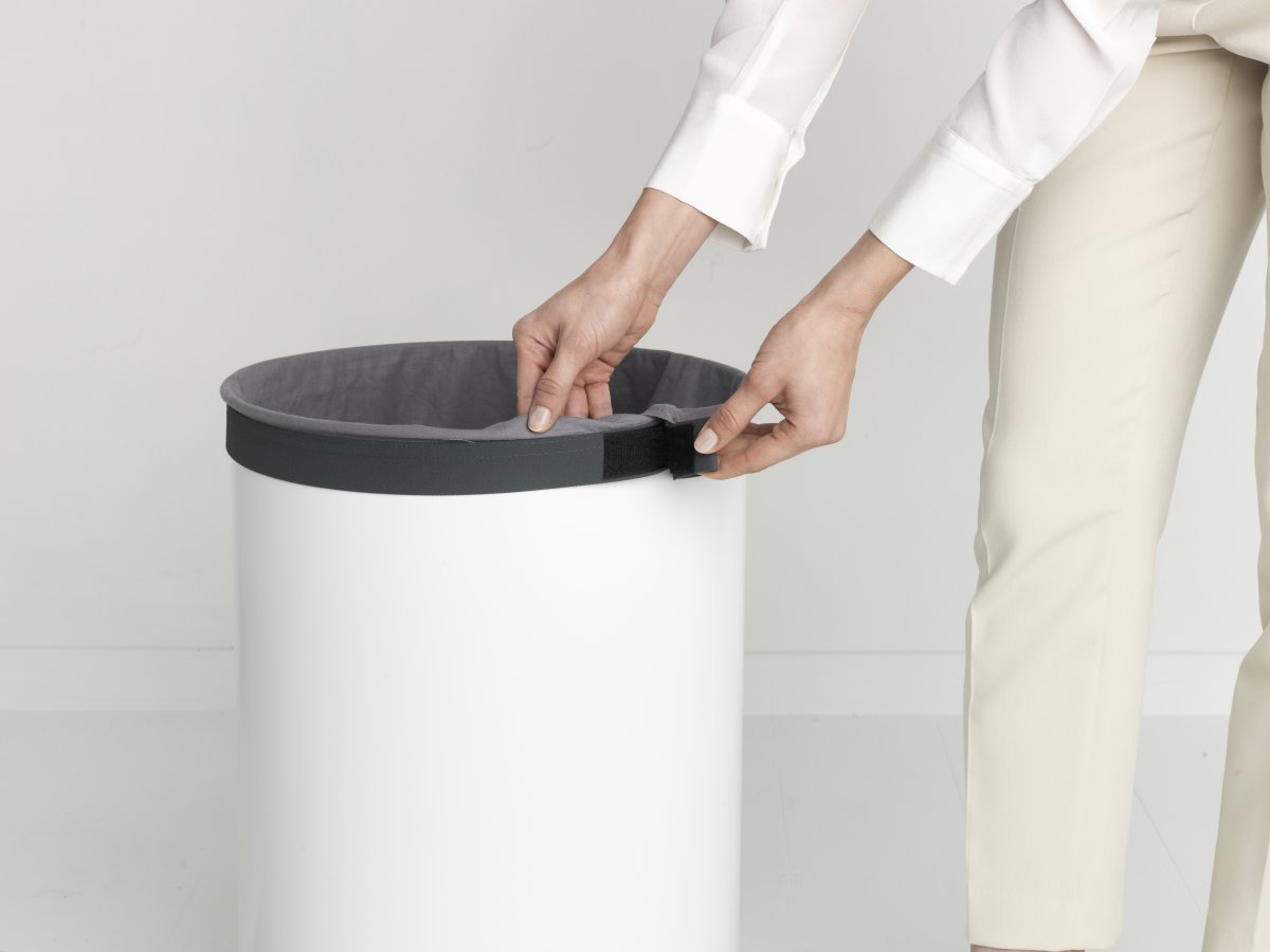 Tvättkorg Brabantia, 60 L, Vit