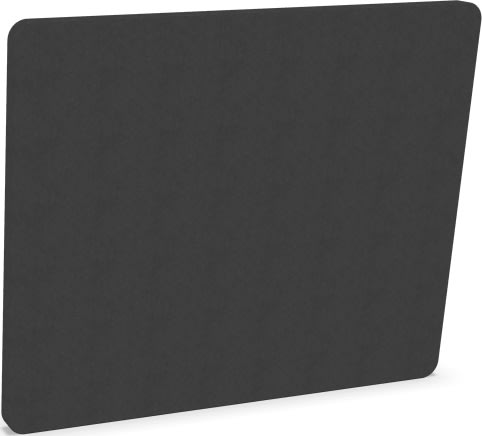 Silent Express bordskærmvæg, 80x65 cm, mørkegrå