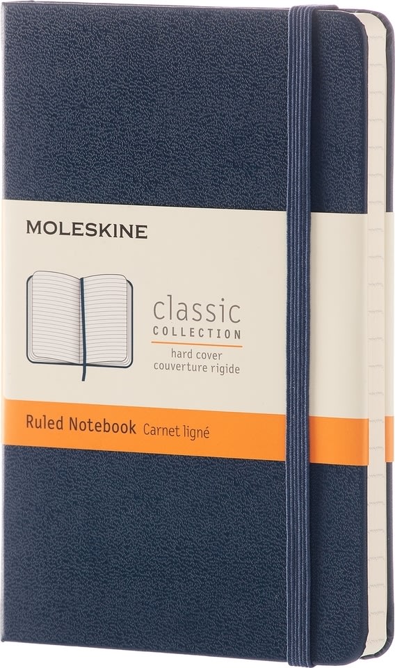 Notebook Moleskine Classic Linjerat Blå