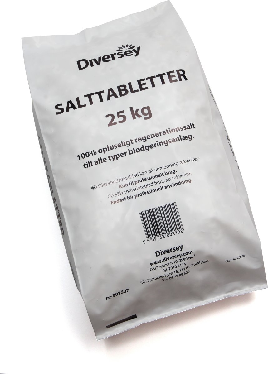Salttabletter, 25 kg
